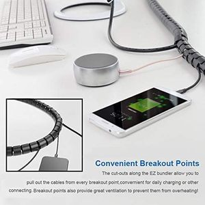 Regalos Promocionales Ningbo, Accesorios para el Hogar, Organizador de Cables Flexible y Expandible, Clip con Cierre, Funda para Gestión de Cables - Product Image 6