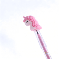 Crayon éternel sans taille-crayon, sans copeaux, avec embout animal mignon, en plastique, pour enfants, étudiants, écriture quotidienne, logo personnalisé