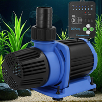 Pompa Air Kolam Ikan dengan Kecepatan yang Dapat Disesuaikan, Pompa Pengembalian Akuarium Berkualitas Tinggi, Pompa Kolam Koi DC Submersible