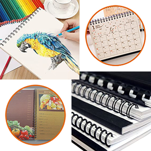 Zequan 34 lỗ cuốn sách máy tính ràng buộc 120 Sheets của nhãn hiệu cuốn sách máy tính ràng buộc cho văn phòng máy tính xách tay xoắn ốc lỗ đấm máy - Product Image 3