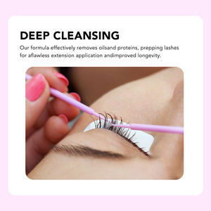Prebase para Pestañas, Limpiador para Preparación de Extensiones de Pestañas, Sin Aceite, Secado Rápido para una Fuerte Adhesión - Product Image 3