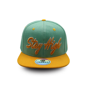 Casquette Snapback 6 Panneaux Personnalisée avec Broderie 3D Plate de Haute Qualité pour Hommes et Femmes - Product Image 1