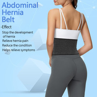Medizinischer Unisex-Bauchbruchstützgürtel mit Nabelriemen, Leistenbandage aus Polyester-Material zur Bauchunterstützung und -stabilisierung