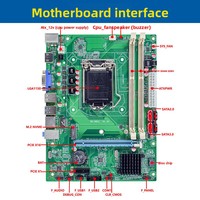 Motherboard Intel H81 2 DDR3 LGA 1150 CPU Mini ATX Sistem Operasi Windows 7 Motherboard H81L Mendukung I3 I5 I7 Generasi ke-4/5 untuk Desktop