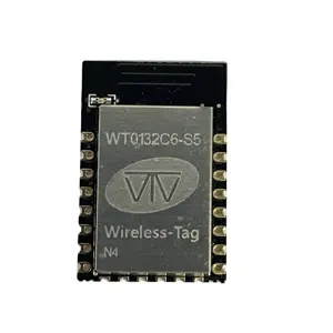 แท็กไร้สาย WT0132C6-S5 esp32-c6 Wi-Fi 6โมดูล WiFi Ble รองรับ ZigBee และ Thread PCB IPEX ANTENNA ESP32 IC C6สำหรับอุปกรณ์ IOT