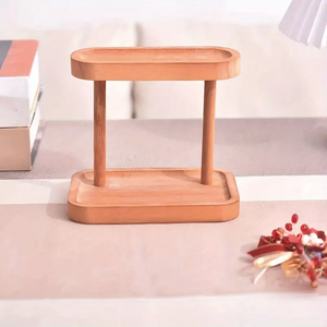 Estante organizador de escritorio de <span class=keywords><strong>madera</strong></span> para almacenamiento de libros de perfume clave <span class=keywords><strong>Rectangular</strong></span> fuera de la superficie estante de exhibición de <span class=keywords><strong>madera</strong></span> cruda para mostrador - Product Image 5