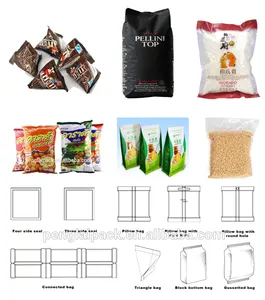 Multifunktions-Popcorn-Verpackungs maschine Elektrische Waage Automatische Kartoffelchips-Verpackungs maschine