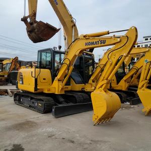 Mini-excavatrice Komatsu d'occasion de 5,6 tonnes d'origine japonaise, excavatrice d'occasion Komatsu PC 56 en bon état - Product Image 5