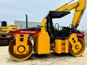 Compactadora de Doble Tambor Estática Dynapac CC422 y CA30D Usada con Motor Diésel Cummins, Bomba y Componentes Principales, Modelo 2010 - Product Image 6