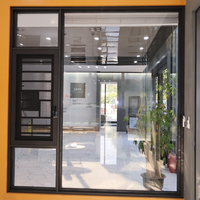 Ventanas Abatibles de Aleación de Aluminio de Bajo Costo Hechas a Medida, Vidrio Templado Aislante de Doble Panel para Uso en Villas, Calificadas por Energy Star