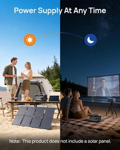 <span class=keywords><strong>Estación</strong></span> <span class=keywords><strong>de</strong></span> Energía Portátil <span class=keywords><strong>de</strong></span> 600W con Batería LiFeP04 <span class=keywords><strong>de</strong></span> 300Wh, con Tomas <span class=keywords><strong>de</strong></span> Corriente Alterna, Banco <span class=keywords><strong>de</strong></span> Energía para Acampar al Aire Libre, Viajar, Hogar y Emergencias - Product Image 5