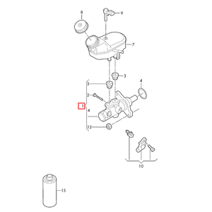 <span class=keywords><strong>Cylindre</strong></span> maître <span class=keywords><strong>de</strong></span> <span class=keywords><strong>frein</strong></span> hydraulique 6R1611019A 6R1611019 pour Audi A1 Volkswagen Polo 2010-2016 |   Remplacement OE - Product Image 5