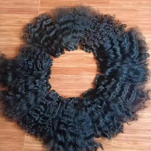 Dernière conception 100% cuticule alignée un donneur Extensions brutes vietnamiennes Indian Curly Wave Remy tressage vendeurs en gros humain - Product Image 4