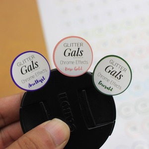 Tùy Chỉnh Thiết Kế Trái Tim Dễ Thương Cô Gái Long Lanh Kích Thước Nhỏ Puffy Sticker Làm Đồ Uống Nhãn Chai, Dính In Ấn Nhãn Chai Riêng - Product Image 3