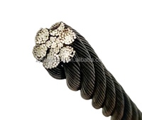 Kabel Baja Fleksibel Tinggi 6x37+FC & 6x37+IWRC untuk Pekerjaan Pengangkatan Konstruksi Derek Menara.