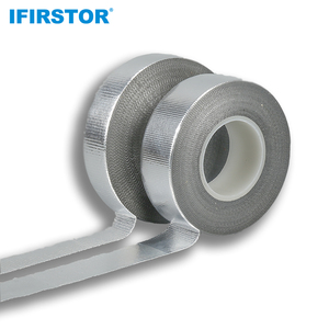 Ruban adhésif en aluminium ignifuge à haute résistance, surface <span class=keywords><strong>lisse</strong></span>, <span class=keywords><strong>prix</strong></span> bas, service <span class=keywords><strong>de</strong></span> découpe, certifié ISO9001 - Product Image 1