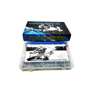 160 pièces japonais Sportbike Bolt Pro Pack pour Honda Yamaha Kawasaki & Suzuki <span class=keywords><strong>moto</strong></span> kit de boulons matériel Pack rapide - Product Image 1