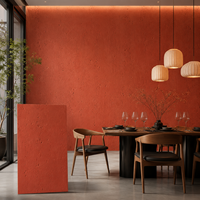 Revêtement mural en céramique souple MCM Travertin à haute élasticité, matériaux de construction pour décoration murale irrégulière, pierre souple résistante au feu