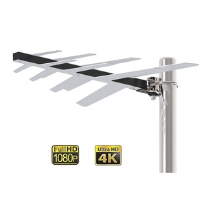 Antenne TV numérique extérieure HD longue portée VHF Yagi avec décodeur, fabriquée en Indonésie - Product Image 1