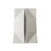 Emballage de boîte de papier cadeau à fermeture magnétique d'expédition plate de luxe avec logo personnalisé Boîte de papier pliante Boîte cadeau postale blanche magnétique