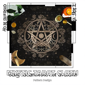 Modern Home Astrology Moon Sun Star Altar Cloth Pentagram Tarot Deck Spiritual Tapestry <b>Tablecloth</b> Divination Witchcraft - Product Image 2
