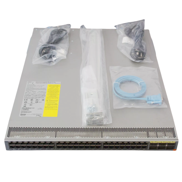 Cisco N9K-C9372TX-E 48x 10Gbit RJ45 + 6x 40Gbit QSFP+ 10 Gigabit Ethernet Enterprise Data Center Stackable Switch