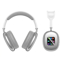 Headset Gaming Nirkabel Over-Ear ANC dengan Layar RGB, Kontrol Sentuh, Panel LED, Latensi Rendah, Audio HiFi, AAC Dynamic JL