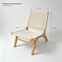 Fauteuil d'appoint durable et écologique pour salon, vente en gros