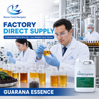 Concentré d'arôme liquide de Guarana de qualité alimentaire, arôme naturel de Guarana pour boissons énergisantes, bonbons, pâtisseries, en vrac