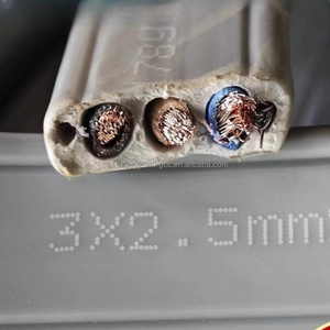 TVVBG2/<span class=keywords><strong>3</strong></span>/4 Core * 2.5/4/6 carré + STP + TV câble plat de contrôle intégré Double fil d'acier accompagnant le câble plat OEM/ODM - Product Image 2