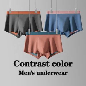 Ropa Interior Masculina de Tela <span class=keywords><strong>Modal</strong></span> 100S con Entrepierna Antibacteriana de Doble Capa, Ropa Interior para Hombre Novedosa y de Moda al por Mayor - Product Image 3