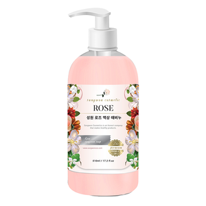 Fragrant <b>Rose</b> Liquid Exfoliating <b>Soap</b> For Gentle Body Scrubbing And With A Romantic Aroma - Product Image 1