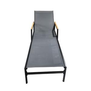 Yoho Moderne En Aluminium Et Rotin Pliable Réglable Chaise Longue Avec Un Design Écologique Pour Cour Piscine Plage Utilisation En Plein Air - Product Image 2