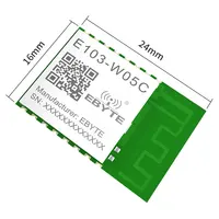 זול קטן גודל esp Wifi מודול 20 dBm E103-W05C W600 2.4GHz UART כדי WI-FI esp8266 אלחוטי מודול עם PCB אנטנה