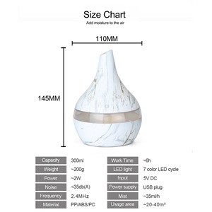 Humidificador USB Creativo Dorado de 0.5-1L para el Hogar, Difusor de Aceites Esenciales para Aromaterapia en Interiores - Product Image 5