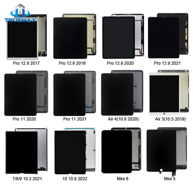 Pantalla para for ipad air pro mini a2228 a2836 a2779 a2925 a2459 a1550 a2589 a1980 a2437 a2588 5th 6th lcd replacement screeny
