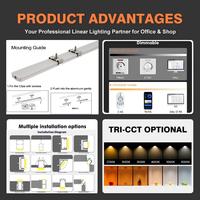 Profilé LED d'angle en alliage d'aluminium série 6000 certifié CE, directement de l'usine, pour la décoration intérieure des armoires