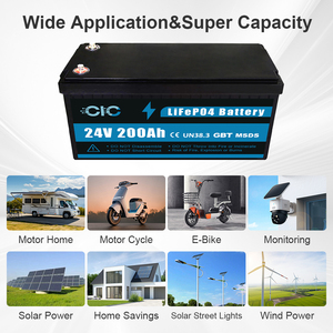 12V 24V 200Ah Lithium Ion Battery Pack Solar Household <b>Energy</b> <b>Storage</b> with 100Ah 150Ah 300Ah 400Ah Options - Product Image 2