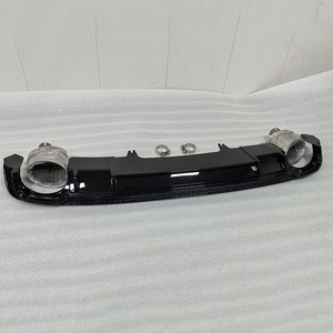 Kit de carrosserie de voiture de <span class=keywords><strong>prix</strong></span> usine mise à niveau diffuseur de pare-chocs arrière S-line avec tuyau d'échappement pour <span class=keywords><strong>Audi</strong></span> <span class=keywords><strong>A4</strong></span> S4 B9 à <span class=keywords><strong>RS4</strong></span> 2017-2019 - Product Image 4