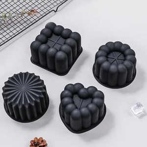 Molde de silicona para pasteles, personalizable de fábrica, en forma de corazón, redondo y cuadrado, antiadherente, libre de BPA, para decoración. - Product Image 6