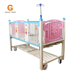 basic homecare 2 crank manual pediatric children hospital patient nursing bed