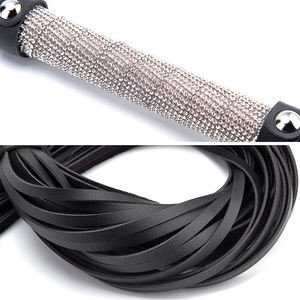 Набор для БДСМ из искусственной кожи: плетка, средства для связывания, игрушки, товары для взрослых - Product Image 5