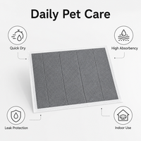 Tapis d'entraînement pour chiens en charbon de bambou PE écologiques, jetables, super absorbants, anti-fuites, épaissis, contrôle des odeurs, pour l'apprentissage de la propreté