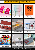 Personalizado led bombilla de luz de diseño caja de embalaje
