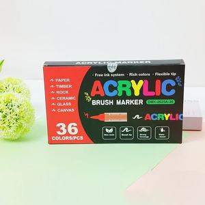 ปากกาเพ้นท์อะคริลิค <span class=keywords><strong>Flysea</strong></span> 12 สี หัวปากกาแบบถาวร ขนาด 0.5-5 มม. สำหรับงานกระดาษและอุปกรณ์ศิลปะ - Product Image 6