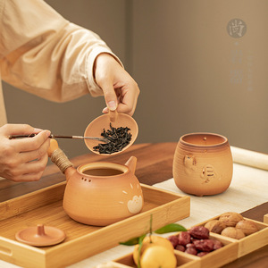 Estufa de Cerámica Shangyan para Tostar Té KCTZ-231123, Calentamiento con Leña para Mejorar el Aroma del Té, Origen Dehua - Product Image 2
