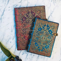 Journal de gratitude A5 Logo personnalisé Agenda en cuir Journal mensuel et hebdomadaire avec couverture rigide et emballage en papier pour la promotion