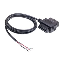 AOTAI-Cable de extensión OBD, adaptador macho y hembra, obd2, 1, 2, 2 uds.
