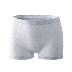 Calzoncillos tipo bóxer para mujer, ropa interior de tela de nailon de color sólido, cómoda, sin costuras, de alta elasticidad, para uso diario - Product Image 5