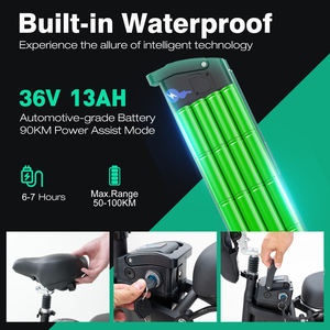 <span class=keywords><strong>Vélo</strong></span> pliant <span class=keywords><strong>électrique</strong></span> <span class=keywords><strong>HITWAY</strong></span> BK6SL 250W pour batterie lithium 36V, Shimano 7 vitesses, alliage d'aluminium, pneus plats de 20 pouces, certifié CE - Product Image 5